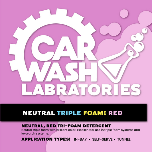 RED Neutral pH Triple Foam